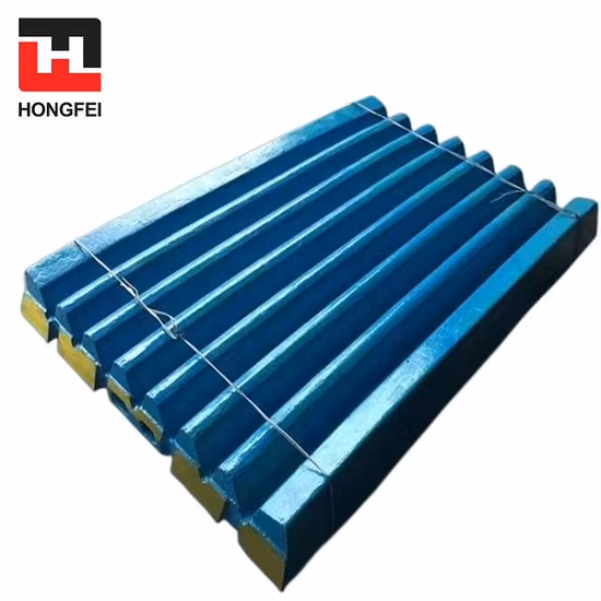 耐摩耗性高マンガン鋼鋳造ジョークラッシャー部品固定スイングジョープレート